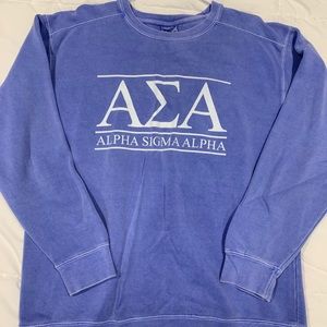 Purple Alpha Sigma Alpha Sweater